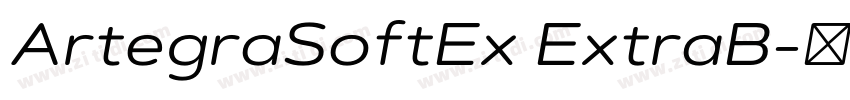 ArtegraSoftEx ExtraB字体转换